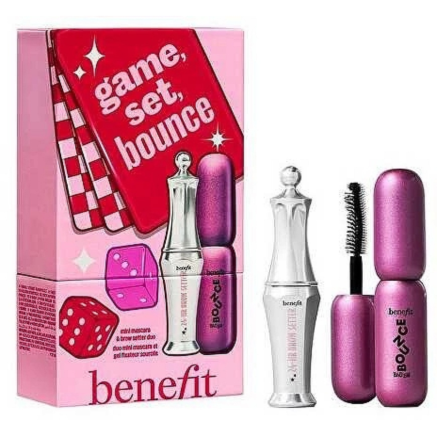 Kompaktne komplekt "Benefit Game", "Bounce Duo" 4 g + 3,5 ml