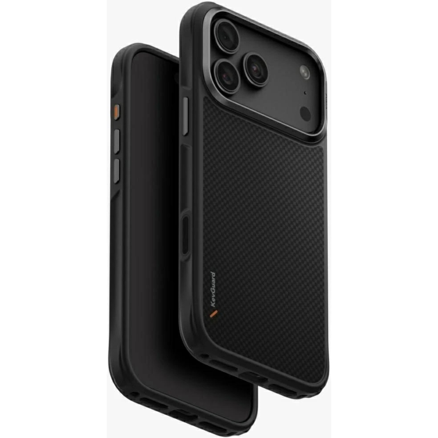 UNIQ Keva kate iPhone 18 Pro Max / 17 Pro Max jaoks, Magclick laadimine, must värv