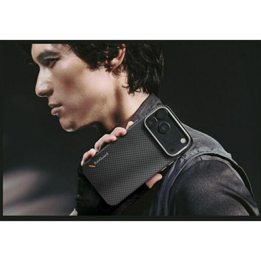 UNIQ Keva kate iPhone 18 Pro Max / 17 Pro Max jaoks, Magclick laadimine, must värv – 5