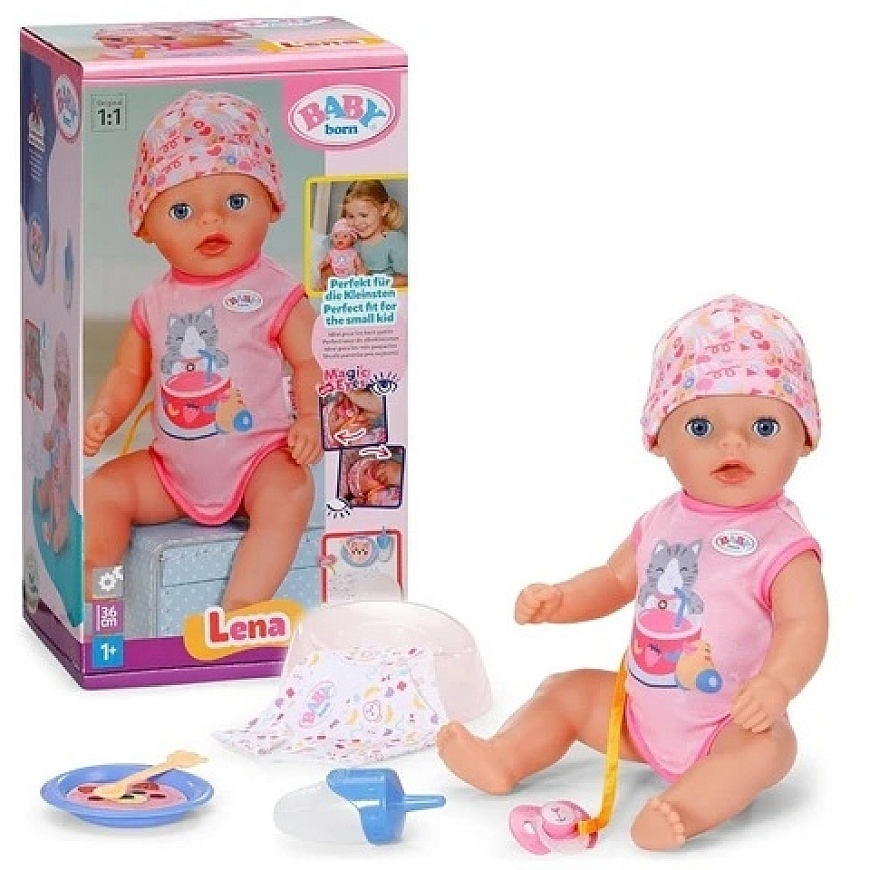 MGA BABY BORN Lena vaaleanpunainen 36cm 840726 – 2
