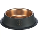 Bļoda dzīvniekiem, metāls - Trixie BE NORDIC bowl, stainless steel/rubber, 0.9 l/ø 23 cm