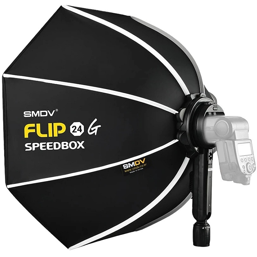 Camera flash softbox adapter set - SMDV Speedbox Flip 24 C 55 cm adapter set – 3