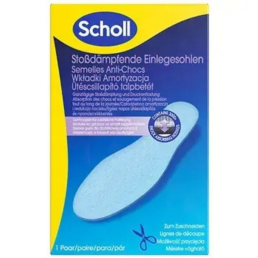 Scholl Shock Reducer - trieciena absorbējošās zoles (1 pāris) - Iekšzoles