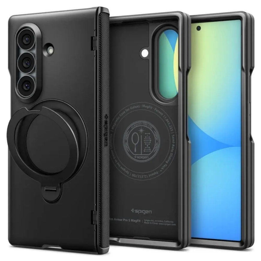 Spigen Slim Armor Pro S maciņš ar MagSafe atbalstu telefonam Samsung Galaxy Z Fold 8 Ultra (F976) melns – 2