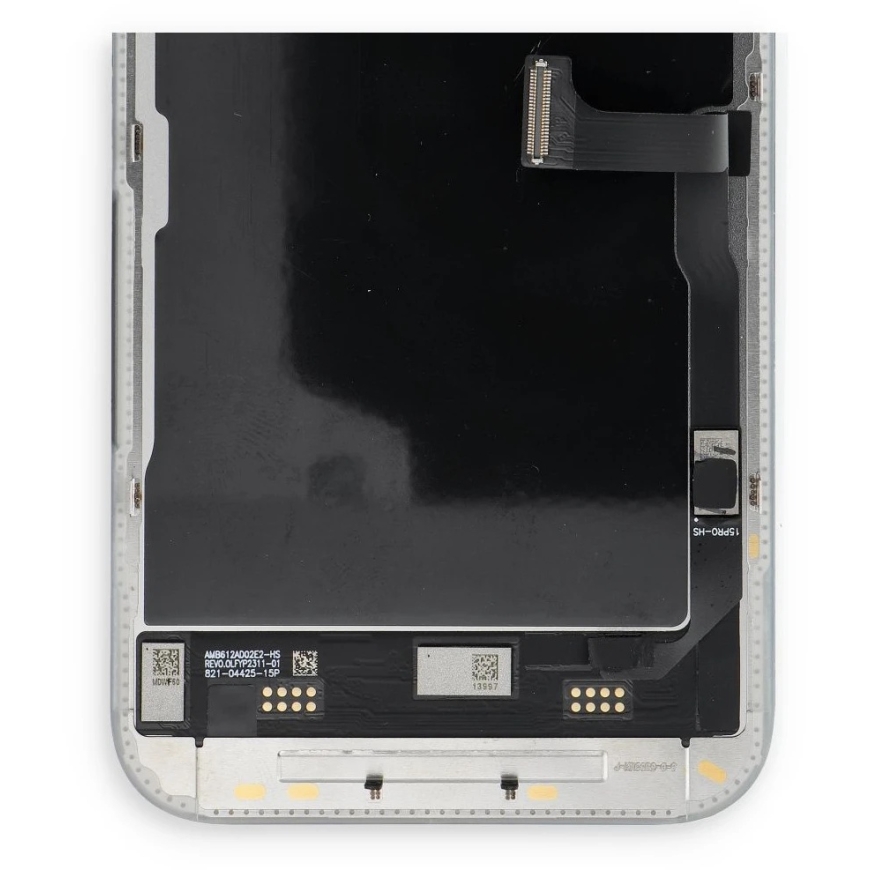 "FixCell" LCD screen for "iPhone 15 PRO SOFT OLED 120Hz" proximity sensor flexible cable (Condition: Used) – 4