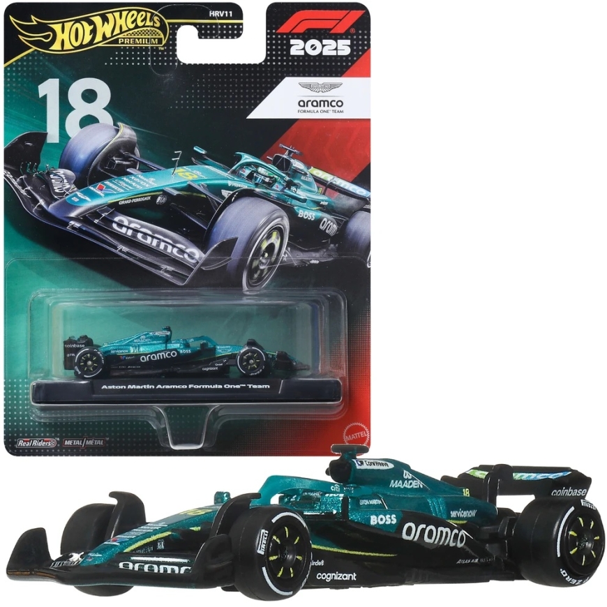 Mattel HOT WHEELS PREMIUM F1 Aston Martin Lance Stroll auto 18 (JKD87) – 2
