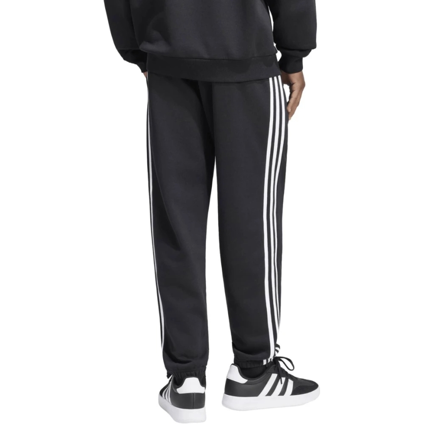 Vyriškos kelnės adidas Essentials 3-Stripes Fleece Tapered Cuffed juodos KY6526 (XL) – 3