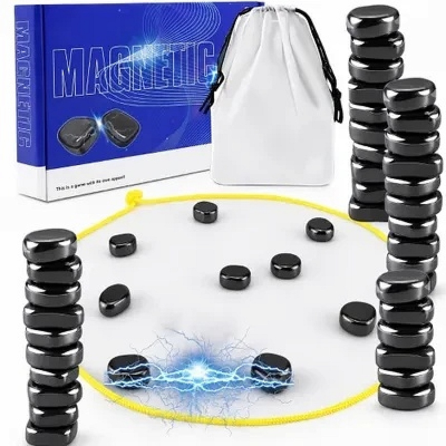 „Extralink Toys“ | Magnetinių akmenų strategijos stalo žaidimas | 30 magnetų