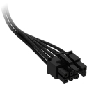 "Corsair Premium Sleeved 6+2-Pin PCIe" kaapeli 5-tyypin virtalähteelle - Musta "Corsair Premium Sleeved 6+2-Pin PCIe" kaapeli 5-tyypin virtalähteelle - Musta