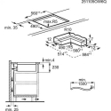 60 cm pločio indukcinė kaitlentė su integruotu gartraukiu Electrolux ECC63410CB