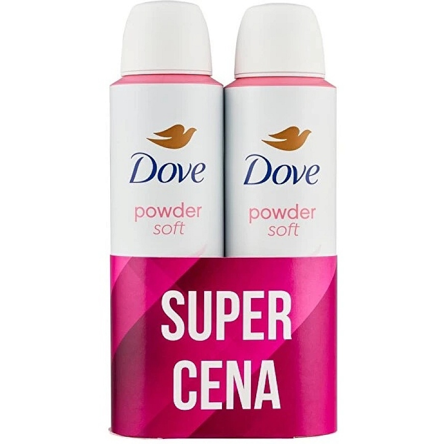 Dove Powder Soft Duo – antiperspirantu komplekts 150 ml