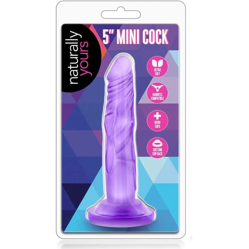 Dreamtoys Blush NATURALLY YOUR 5 Inch MINI DILDO PURPLE – 2