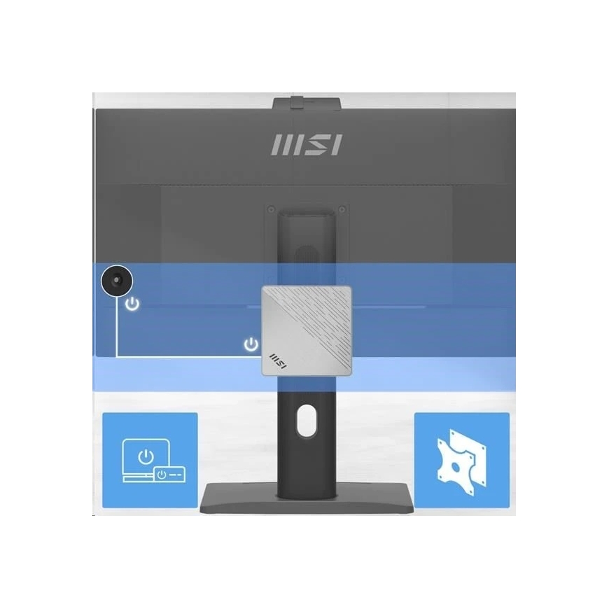 MSI PC Cubi 5 1M-483BEU, Core 5 120U, 16GB, N/A, N/A, Ilma OS, Valge – 5