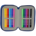 Safta Kpop Demon Hunters Derpy triple pencil case 37pcs Safta Kpop Demon Hunters Derpy triple pencil case 37pcs