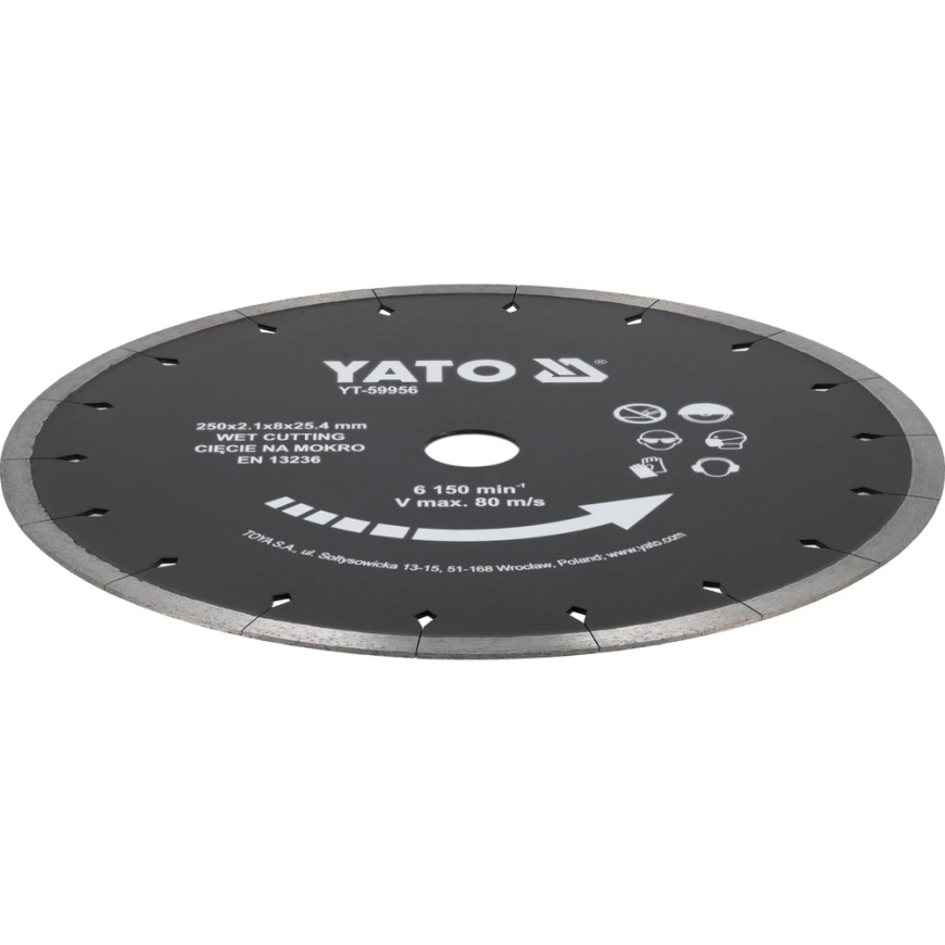 Yato KERAMINIS DISKAS (šlapia) 250mm – 3