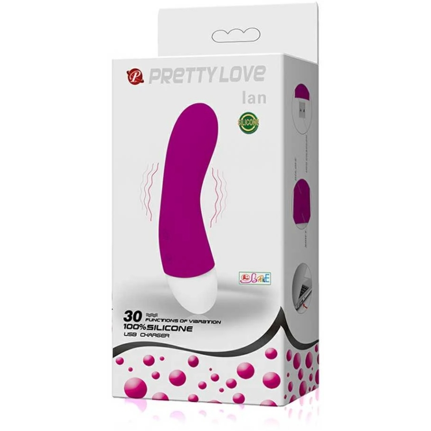 Pretty Love Silikoninis klitorio masažuoklis-mini vibratorius 12 cm – 4