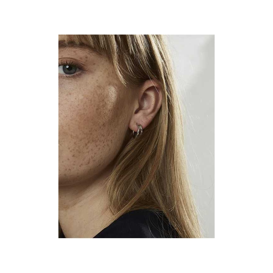Rosefield Gold-plated Double Hoop Essentials Hoop Earrings DHEG-J227 – 2