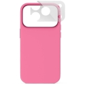 Dėklas Epico Silicone Pro Mag+ Case for iPhone 17 Pro/18 Pro (Qi2 & MagSafe compatible) - Rožinė