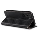 Magnet Strap knyginio tipo telefono dėklas Samsung Galaxy S22+ (S906) juodas