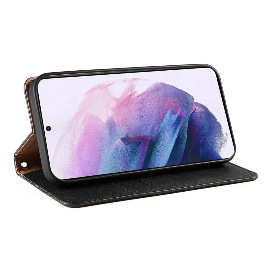 Magnet Strap raamatutüüpi telefoni ümbris Samsung Galaxy S22+ (S906) must – 2