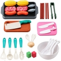 Lean Toys Vaikiškas virtuvės rinkinys su garsais, 90 dalių, 27,5 × 21 × 16 cm Lean Toys Vaikiškas virtuvės rinkinys su garsais, 90 dalių, 27,5 × 21 × 16 cm