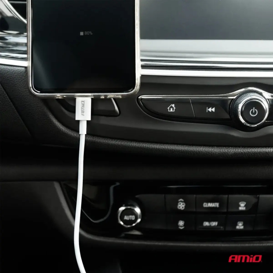 AMiO AMIO-03897 duomenų perdavimo ir įkrovimo laidas | USB-C į USB-C | 60W | 2m – 2