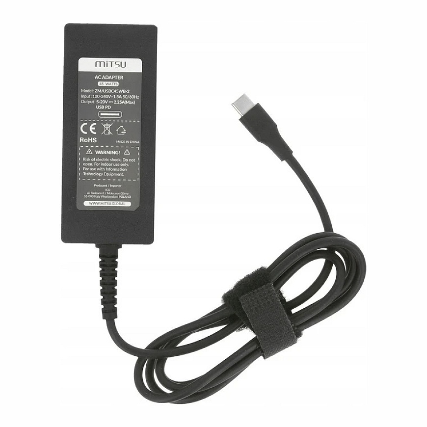 Įkroviklis Mitsu USB-C (ZM/USBC45WB-2) – 2