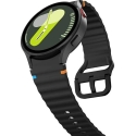 4Wrist Silikoninis dirželis, skirtas „Samsung Galaxy Watch 7“ – juodas 4Wrist Silikoninis dirželis, skirtas „Samsung Galaxy Watch 7“ – juodas