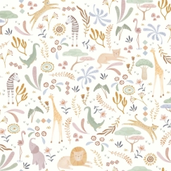 Little Dutch Fleece Wallpaper ´Safari Wonders´