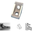 Grąžtas Oem Kampinis laikiklis 35x35mm aliuminio profiliams 3030 - TSLOT, T-NUT, TNUT Grąžtas Oem Kampinis laikiklis 35x35mm aliuminio profiliams 3030 - TSLOT, T-NUT, TNUT