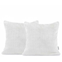 DecoKing Balti pagalvių užvalkalai Henry 45 x 45 cm, 2 vnt DecoKing Balti pagalvių užvalkalai Henry 45 x 45 cm, 2 vnt