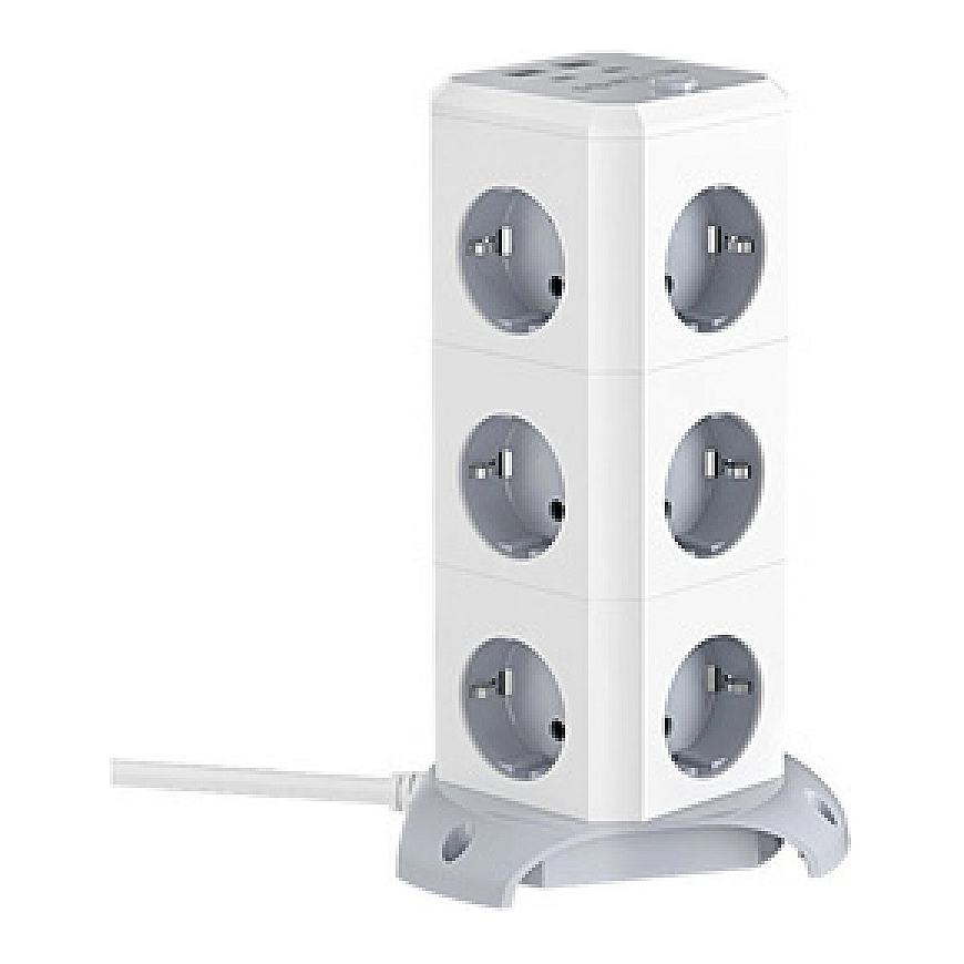 BlitzWolf BW-EC3 Vertical Power Strip with 12 Outlets – 2