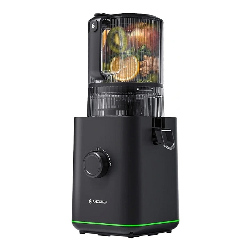 AMZCHEF CE-ZM1919 Slow Juicer (Black)