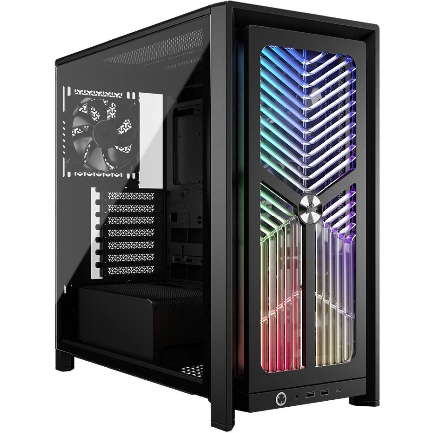 „Corsair FRAME 4000X RS“ kompiuterio korpusas, „Midi-Tower“, E-ATX - 4x RS120 ventiliatoriai, juodas – 2