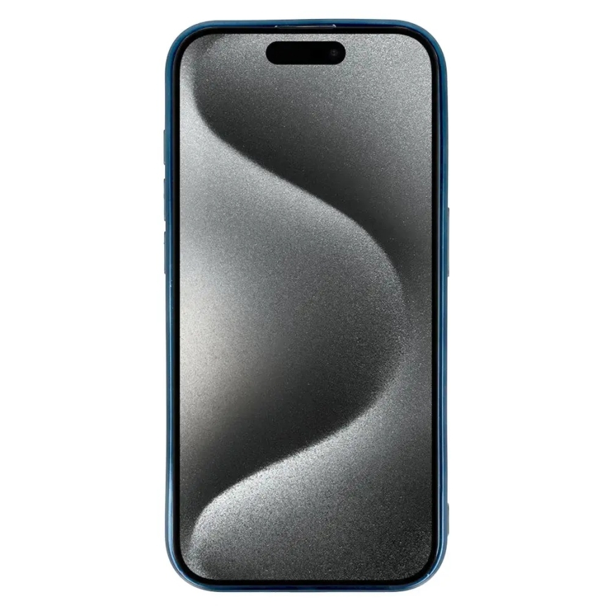 Metallic phone case with MagSafe support for iPhone 17 Air blue – 3