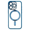 Metallic phone case with MagSafe support for iPhone 17 Air blue Metallic phone case with MagSafe support for iPhone 17 Air blue
