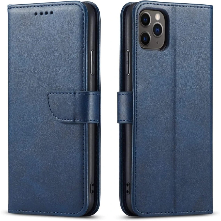 Dėklas Wallet Case Samsung A175 A17 4G/A176 A17 5G/A185 A18 4G/A186 A18 5G mėlynas