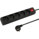 Blow PR-570WSP 5 lizdų maitinimo ilgintuvas su įžeminimu + jungiklis 5 m juodas (3x1.5 mm) Blow PR-570WSP 5 lizdų maitinimo ilgintuvas su įžeminimu + jungiklis 5 m juodas (3x1.5 mm)