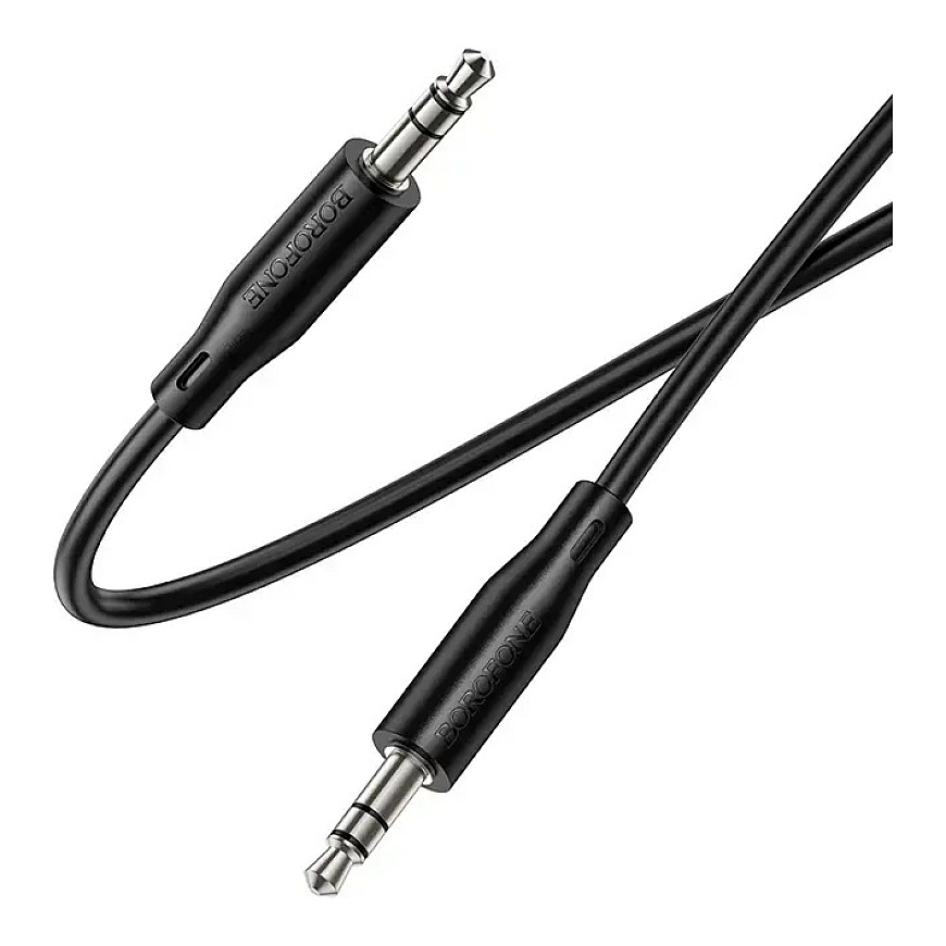 Borofone Cable AUX BL26 Standard - jack 3,5mm to jack 3,5mm - 1 metre black – 2