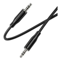 Borofone Cable AUX BL26 Standard - jack 3,5mm to jack 3,5mm - 1 metre black Borofone Cable AUX BL26 Standard - jack 3,5mm to jack 3,5mm - 1 metre black