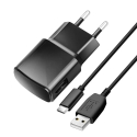 Зарядное устройство Blue Star TFK-TC-1100B | 10W | USB-A, USB-C | с кабелем USB-A на USB-C в комплекте | чёрное Зарядное устройство Blue Star TFK-TC-1100B | 10W | USB-A, USB-C | с кабелем USB-A на USB-C в комплекте | чёрное