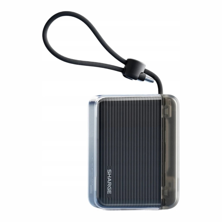 Rayovac SHARGE Flow Go nešiojamas įkroviklis, 10 000 mAh, 22,5 W, USB-C laidas – juodas (YDD-SG-SXZDX-HEI) – 2