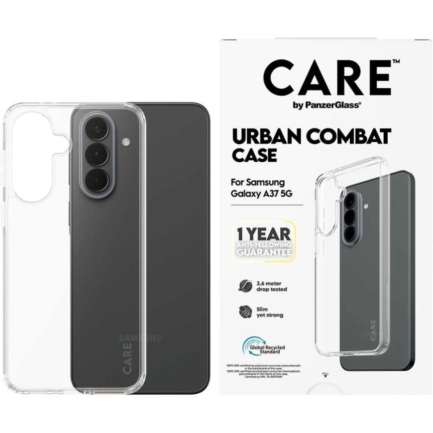 Dėklas „Panzer Glass“ apsauginis stikliukas „CARE by PanzerGlass Flagship Urban Combat“ skirtas „Samsung Galaxy A37 5G“ – 2