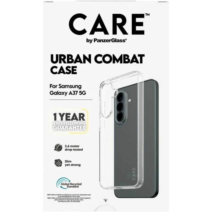 Dėklas „Panzer Glass“ apsauginis stikliukas „CARE by PanzerGlass Flagship Urban Combat“ skirtas „Samsung Galaxy A37 5G“ – 5