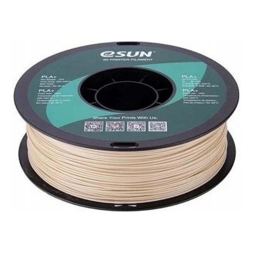 eSUN PLA+ plastikas 1.75 mm 1kg – kaulo baltas – 3