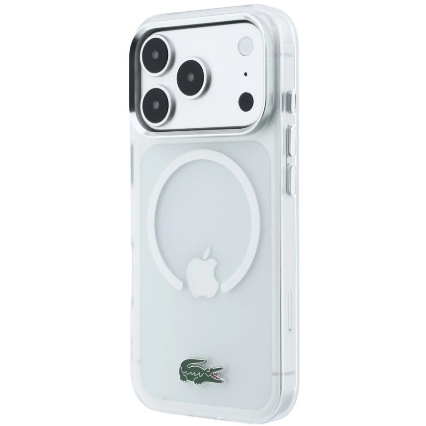 Lacoste IML šerkšno lako logotipo MagSafe dėklas iPhone 18 Pro Max / 17 Pro Max / permatomas – 2