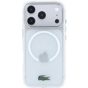 Lacoste IML šerkšno lako logotipo MagSafe dėklas iPhone 18 Pro Max / 17 Pro Max / permatomas Lacoste IML šerkšno lako logotipo MagSafe dėklas iPhone 18 Pro Max / 17 Pro Max / permatomas