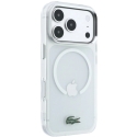 Lacoste IML šerkšno lako logotipo MagSafe dėklas iPhone 18 Pro Max / 17 Pro Max / permatomas Lacoste IML šerkšno lako logotipo MagSafe dėklas iPhone 18 Pro Max / 17 Pro Max / permatomas
