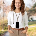SWING (8mm) Phone lanyard, Phone pendant with adjustable length / cord length 165cm (max 82.5cm in the loop) / on the shoulder o SWING (8mm) Phone lanyard, Phone pendant with adjustable length / cord length 165cm (max 82.5cm in the loop) / on the shoulder o