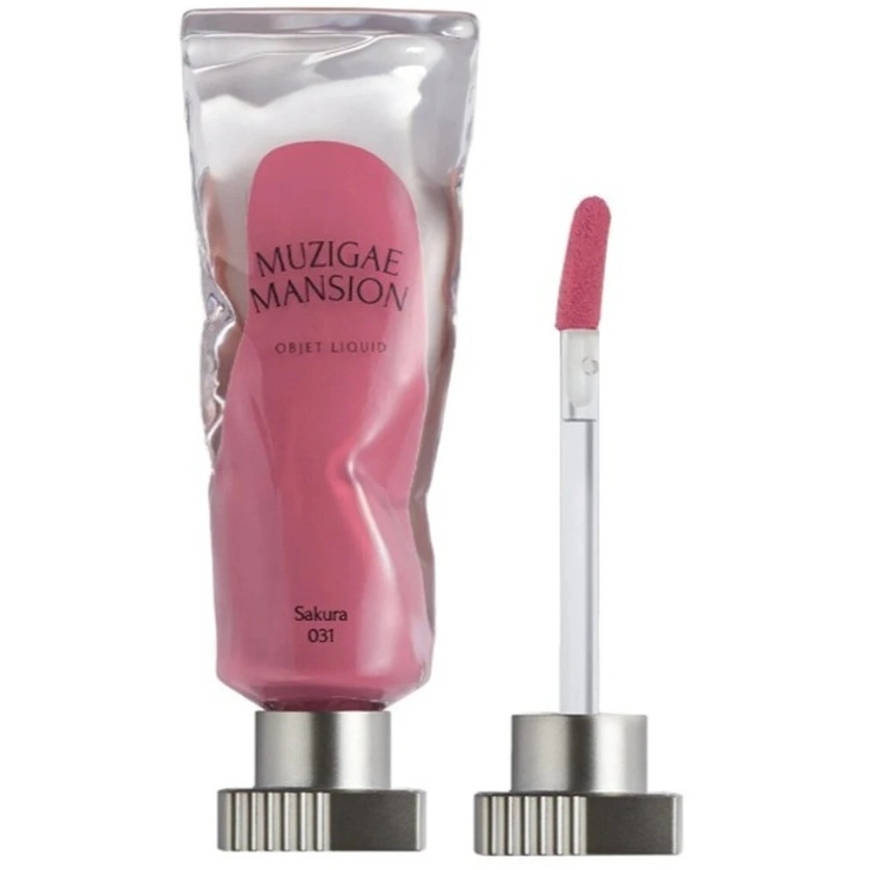 Catrice Muzigae Mansion „Objet“ skysti ilgai išliekantys matiniai lūpų dažai „031 Sakura“, 6 ml – 2